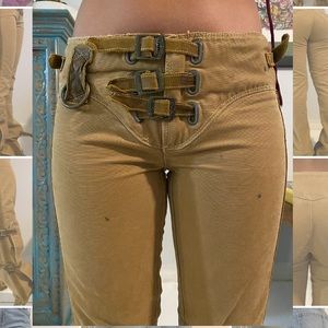 The Original Cowboy Pants with Silver Buckles on the waist and leg